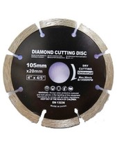 KIT 2 PZ DISCO DISCHI DA TAGLIO PER FLEX SMERIGLIATRICE PER MATTONI DA 4.5" 105M