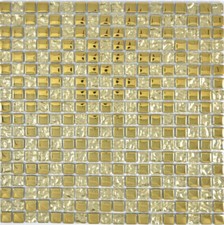 Mosaico Piastrella Oro Chiaro