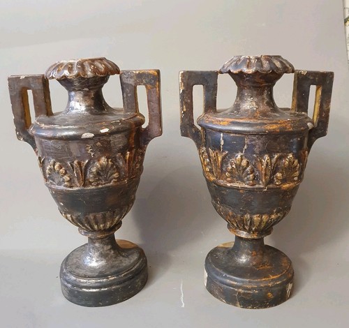 Antica coppia candelieri - antica,