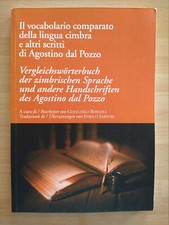 Il vocabolario comparato della lingua cimbra e altri scritti, Agostino dal Pozzo