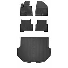 Frogum TPE Tappetini+Portabagagli Set per Hyundai Santa Fe III 2012-2018 TPE set