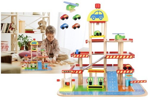 Garage legno per - per, bambini