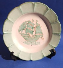 Piatto, Ceramica Cas Vietri Italy, 1950, Diametro 25 Cm, H 5Cm