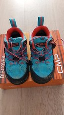 Scarponcini CAMP Trekking Bambina azzurro-rosa N°26 chiusura fast-lace
