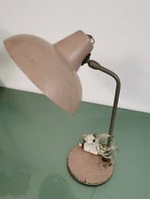 VINTAGE LAMPADA DESIGN INDUSTRIALE DA TAVOLO IN METALLO MODERNARIATO FUNZIONANTE