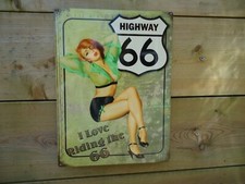 40cm Highway 66 U S A Metal