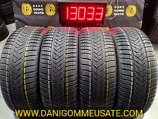 4 Gomme Usate 225/55 R18 PIRELLI - Invernali Pneumatici Auto SUV BattistradA 80%