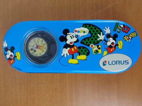 Vecchio orologio con topolino - orologio,
