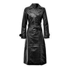 Trench coat donna XXL in pelle