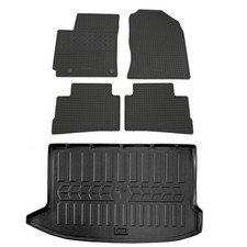 Tappetini in gomma bagagliaio per Hyundai Kona dal 2017- set tappetini in gomma