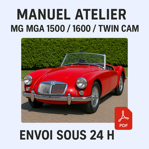 Manuel atelier mga 1500 - manuel, mg