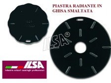 ILSA PIASTRA RADIANTE DIFFUSORE CALORE SPARGIFIAMMA GHISA SMALTATA 14 18 21 CM 