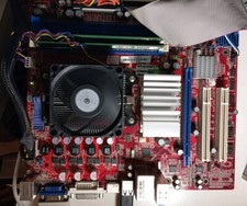 Motherboard Sapphire PI-AM3RS760G Socket AM3/AM2 + AMD Athlon II X2 255 Testata