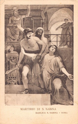 Affresco martirio sabina - martirio, s