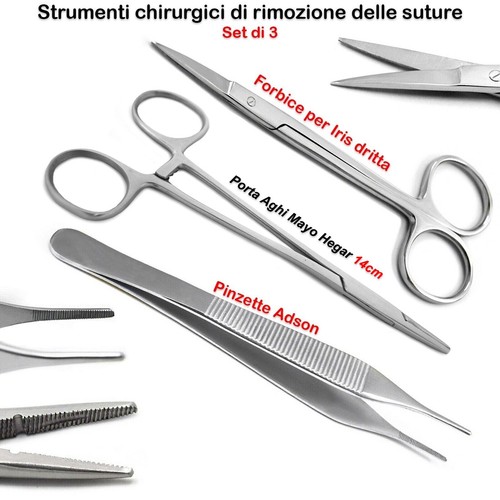 Kit rimozione sutura - rimozione,