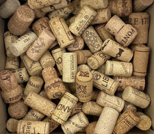 TAPPI IN SUGHERO VINO e SPUMANTE PER HOBBY BRICOLAGE 100 PEZZI