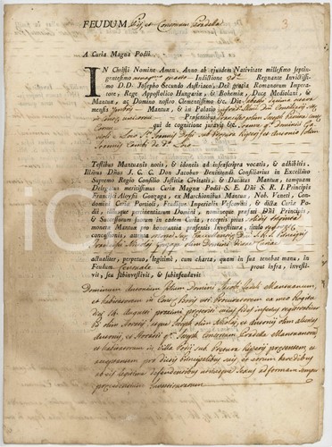 1784 poggio rusco investitura - 1784,