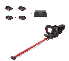 KRESS TAGLIASIEPI KG285E TAGLIO 61 CM + 4 BATTERIE 2AH + CARICATORE DOPPIO