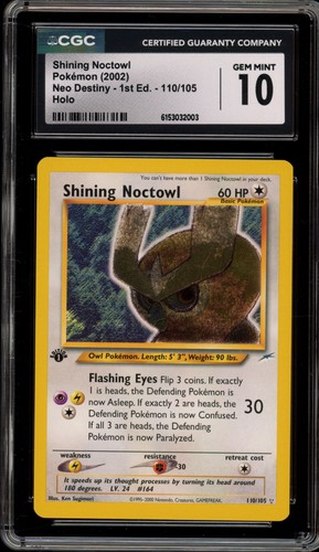 Pokemon shining noctowl neo - shining,
