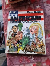 ENZO BIAGI - AMERICANI - Storia dei Popoli a Fumetti - Mondadori 1983