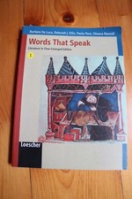 Words that speak. Literature in time enlarged edition