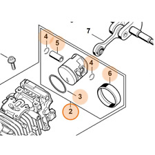 STIHL PISTONE COMPLETO Ø 38