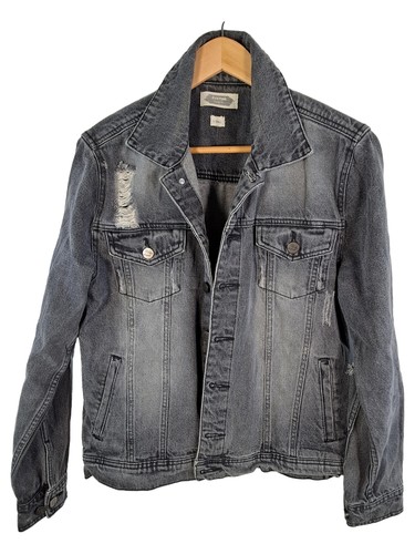 Giacca jeans uomo grigia - di,