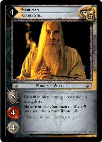 Saruman coldly still rise - -,