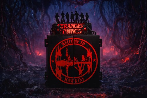 Espositore stranger things - espositore, 3d