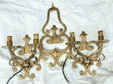 Lampadario da parete in ferro