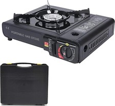 fornello a gas campeggio cucina portatile fornelletto valigetta + bombolette gas