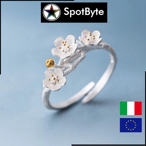 Anello fiori ramo - anello,