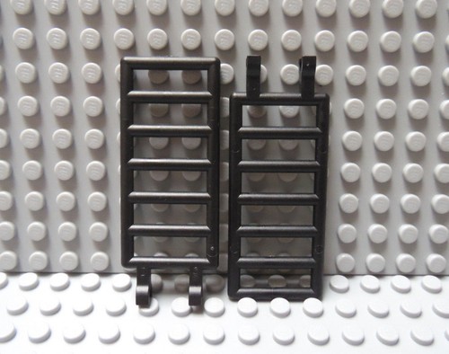Lego coppia scale nere 7x3 - di,