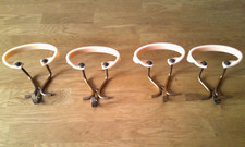 APPENDIABITI DI DESIGN anni 50 IN OTTONE E LUCITE STILE GIO PONTI COAT HOOKS
