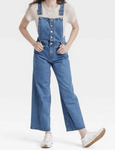 Salopette donna marinaio denim