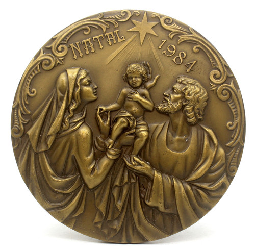 Medaglia grande bronzo - bronzo, /