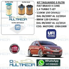 KIT TAGLIANDO 3 FILTRI UFI