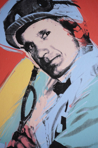 Litografia andy warhol x - litografia,