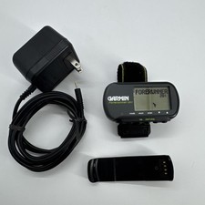 Garmin Forerunner 201 GPS Personal Exercise Tracker Frequenza Cardiaca con Caricatore TESTATO