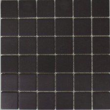 Piastrelle Mosaico Ceramica Opaco Nero Umbra Parete 14B-0303-R10_F 10
