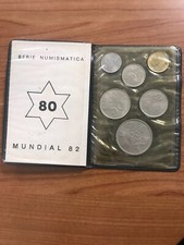 Set Monete Spagna 1980 - Commomeorativi Mondiali di Calcio 1982 Blister Logoro