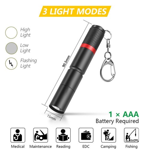 90mm per mini torcia led - per,