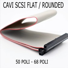 Cavo flat SCSI per Hard Disk - CD-ROM - DVD - 50 poli - 68 poli - Rounded