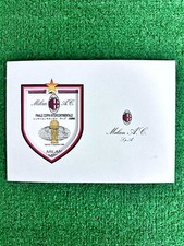 MILAN FINALE TOKYO CARTOLINA CON FRANCOBOLLO 1989 NO MAGLIA SHIRT MATCH WORN