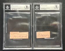 Negativo foto firmato autografo Willard Brown Cuts Negro League Beckett