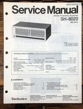 Technics SH-8020 Equalizzatore