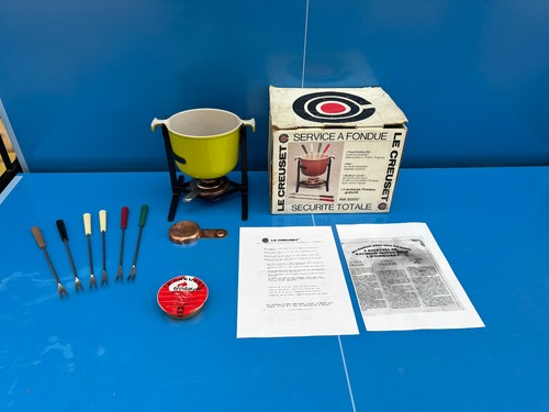 Creuset service fondue - creuset,