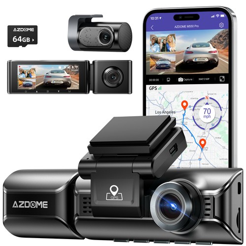 Dash cam azdome - 3, canali