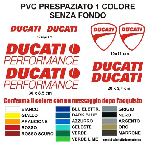 Kit adesivi ducati - kit,