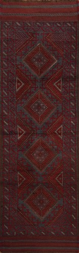 Tappeto rosso lana orientale